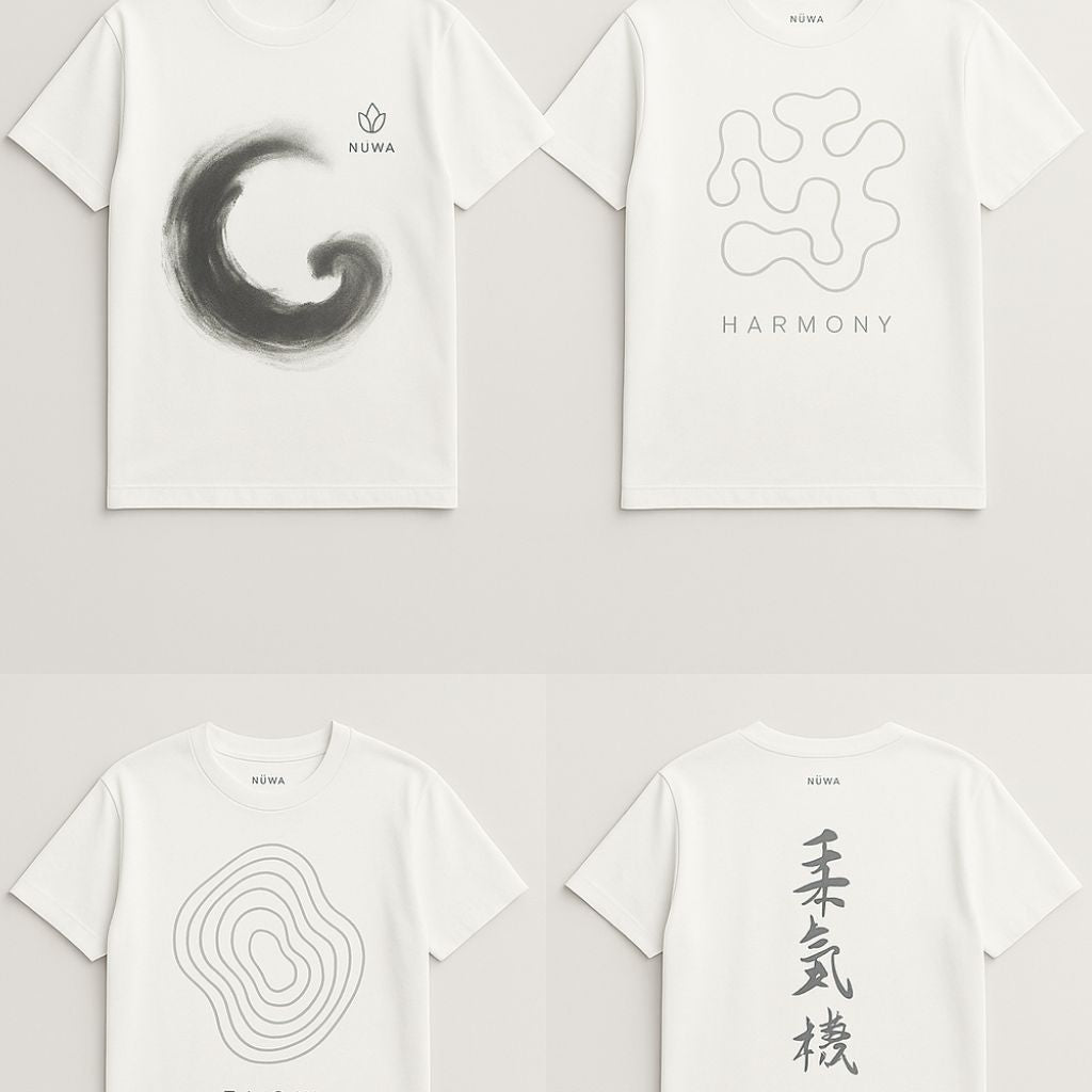 Camisetas Nüwa - Estilo Japonés-Nórdico Minimalista | Diseño Exclusivo